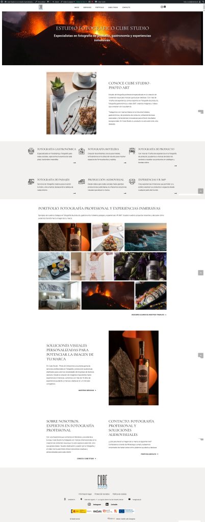 Diseño web zaragoza kit digital web cube estudio